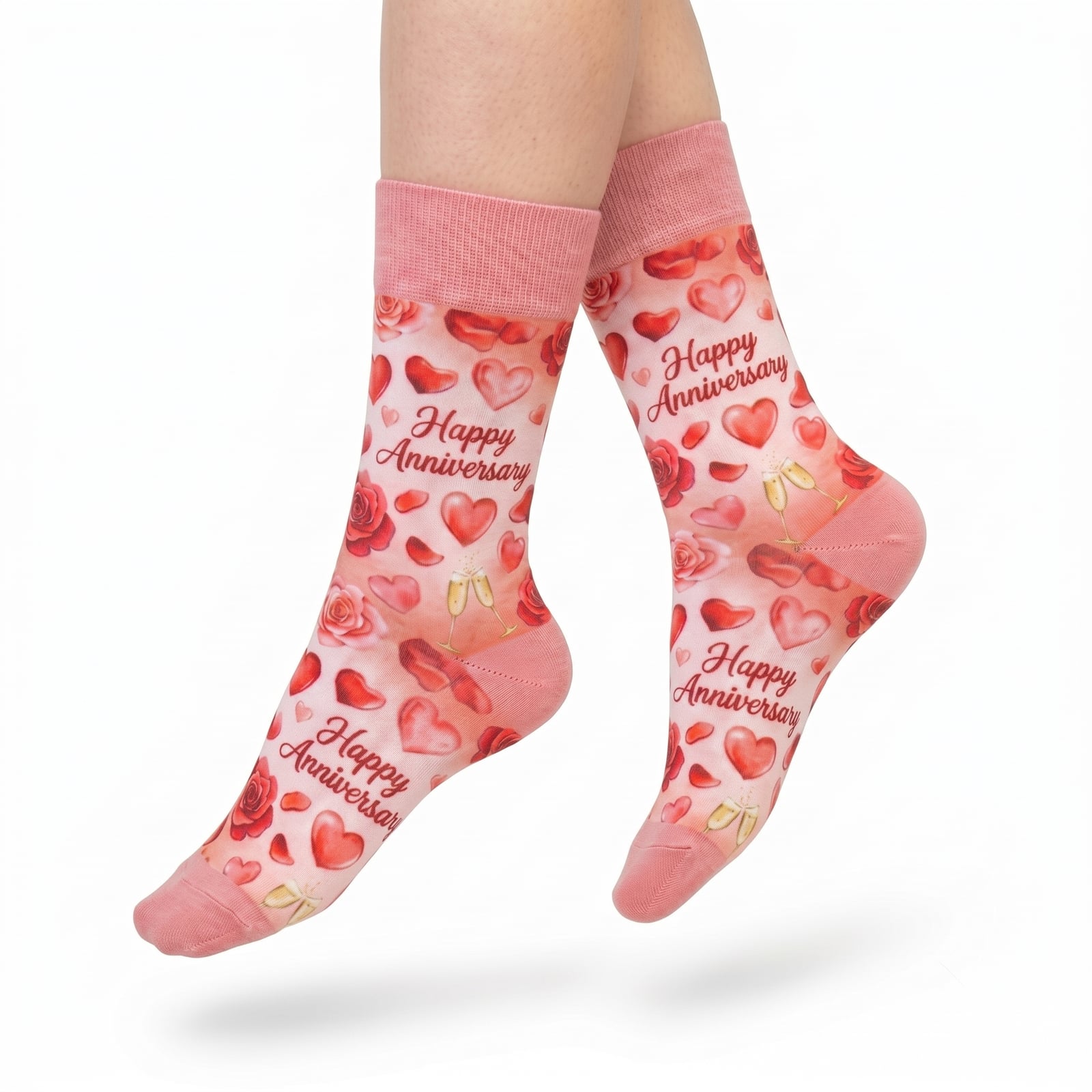 Custom Anniversary Socks